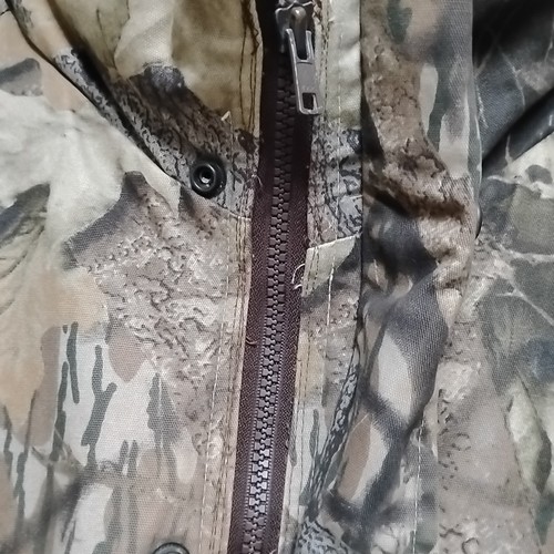 Remington Camo Lined Men's Hooded Full Zip Hunting Jacket Size 2XL? Tall-no Tag - Picture 6 of 19