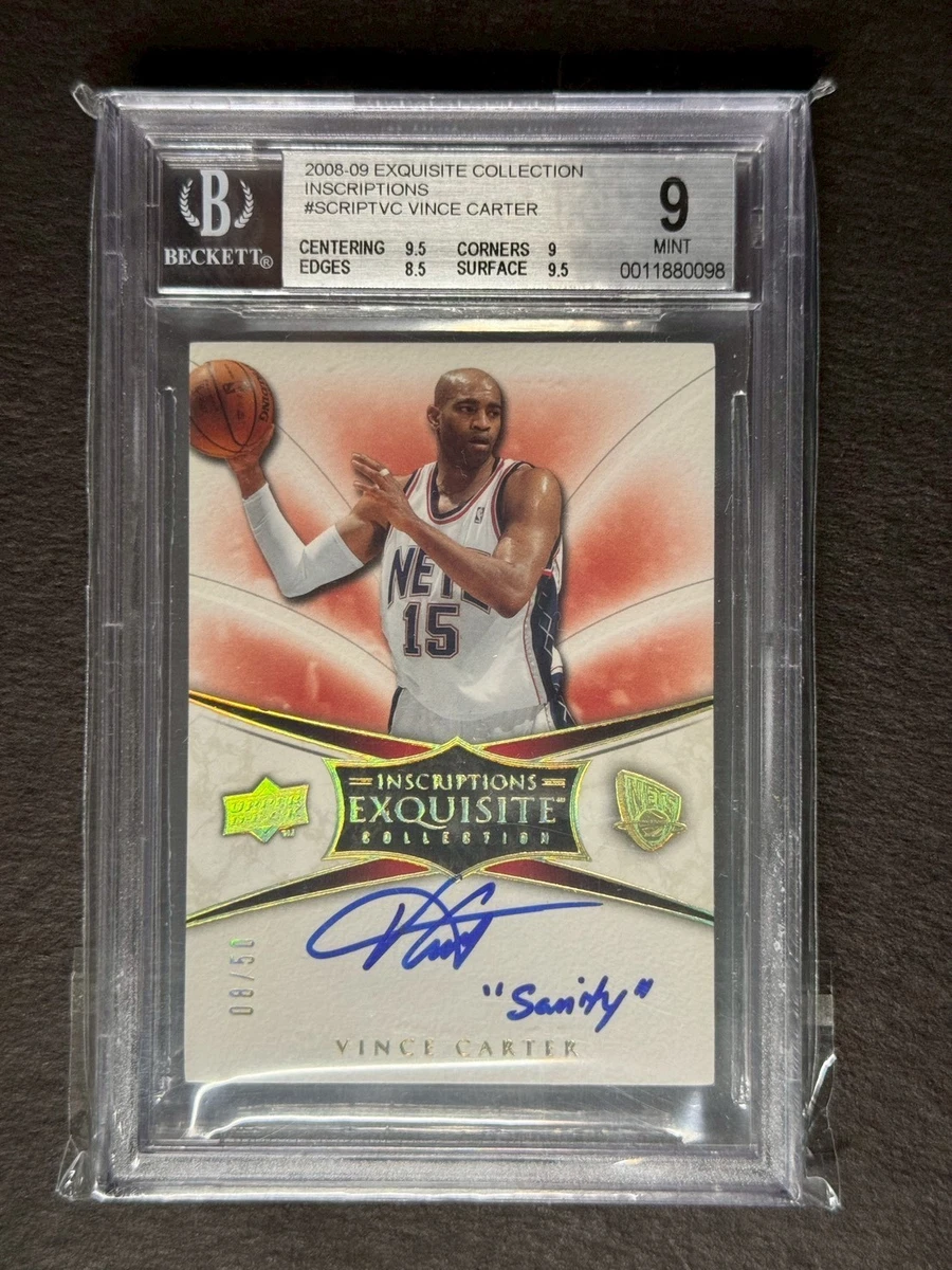 激レア 直書き /49 SP Vince carter ビンス カーター 直筆サイン