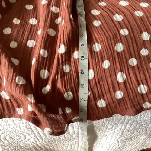 Abercrombie & Fitch Maxikleid fließend gepunktet 100 % Baumwolle Gr. ST - Bild 8 von 15