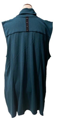 TS TAKING SHAPE Sleeveless Halo Anneli Zip Vest Teal/Green Size L (20-22) *NWTS* - Picture 5 of 6