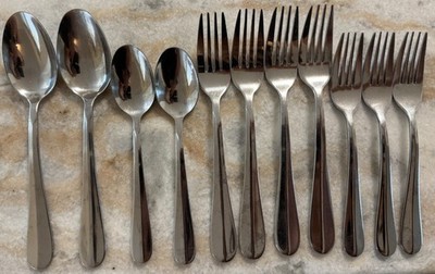 Aurora Stainless by Cambridge Silver 18/0, Glossy, Center Ridge 11pc set