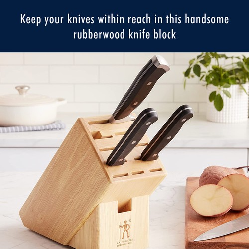 Henckels Hardwood Knife Block, Knife Storage, 11-slot - Picture 2 of 6