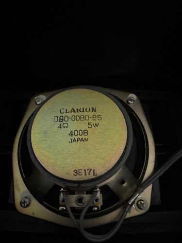 Par de altavoces de coche Clarion vintage 4008 4 ohmios 5 vatios 090-0080-25 NOS sin caja - Imagen 3 de 17