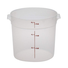 RFS6PP190 6 Qt round Container Wirh RFSC6PP190 Translucent Lid