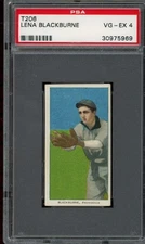 1909-11 T206 #42 Lena Blackburne Piedmont 350 PSA 4 Fielding  (5969)