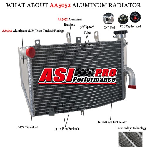 Aluminum Motorcycle Radiator For 2003-2006 Honda CBR600RR F5 #19010-MEE-D01 - Bild 1 von 11