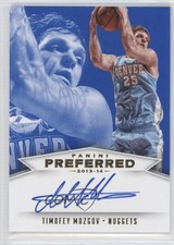 2013-14 Panini Preferred Panini Signatures Blue /49 Timofey Mozgov #591 Auto