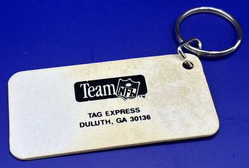 VTG Washington Redskins Commanders 3" Long Plastic Tag Express Team NFL Keychain - Picture 3 of 4
