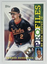 2026 Topps Series 1 #TP-4 Topps Profiles Gunnar Henderson Baltimore Orioles 