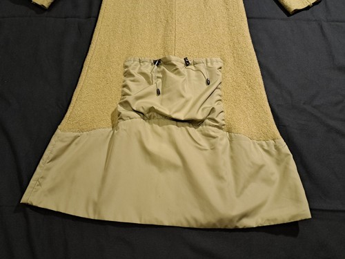 Neslay Damen Strickjacke Wollmischung Grün Oliv Lang Maxi Designer Mantel Größe XS - Bild 20 von 24
