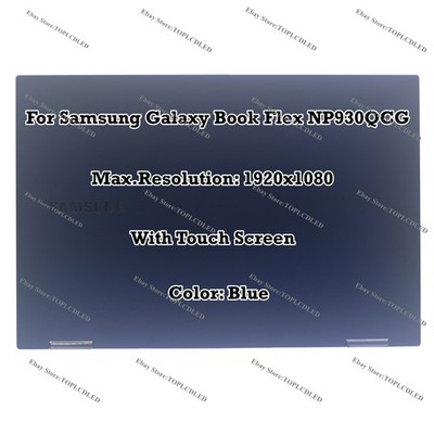 13.3'' Samsung Galaxy Book Flex NP930QCG FHD LCD Berühren Sie Montage Anzeige