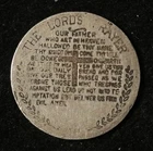 1916 Barber Dime - Lord's Prayer Engraved Token - Silver - WOW