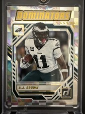 2025 DONRUSS AJ BROWN DOMINATORS - EAGLES NO DOM-ABN