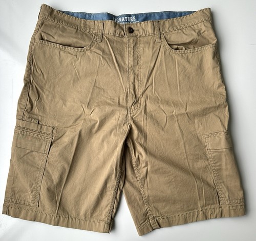Signature By Levi Strauss & Co. hellbraun Outdoor Cargo Taschen Shorts Herren 40