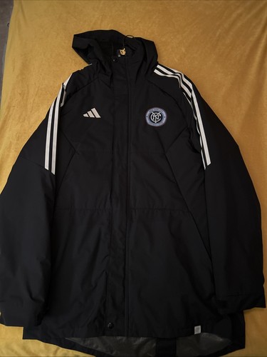 Adidas Soccer NYC FC Black Puffer Jacket