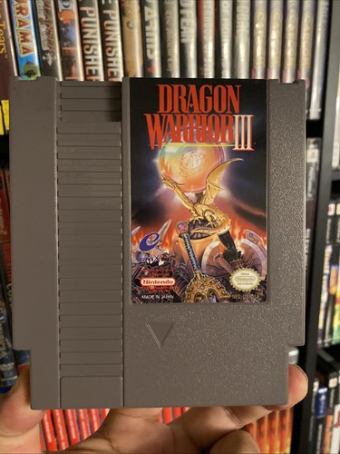 Dragon Warrior III 3 (Nintendo NES, 1992) Authentic Cart Only Working