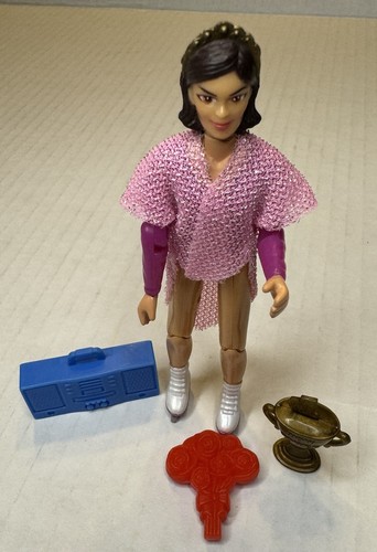 Vintage 1999 Lanard WOW Action Girls Mia Figure Skater 4" Actionfigur - Bild 3 von 5