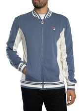 Fila Men's Settanta Baseball Track Jacket, Blue