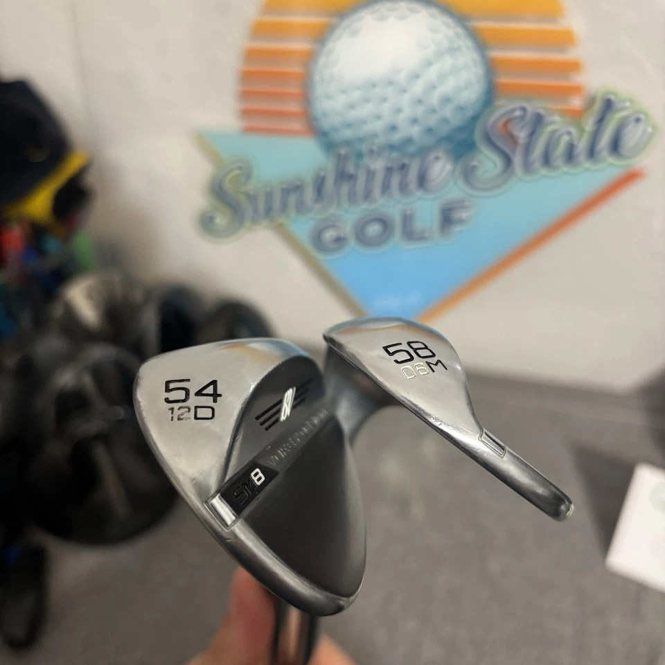 Titleist SM8 Tour Chrome 54* & 58* Wedge Set - Project X 6.5 X-Stiff Steel Shaft - Image 3 of 4