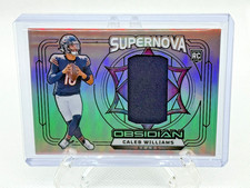 2024 Obsidian Football Caleb Williams RC Patch Silver #/99 Bears