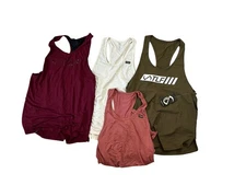 TLF Take Life Further Men’s Drop Tank Tops Stringers Gym Tee Lot Of 4 L Large