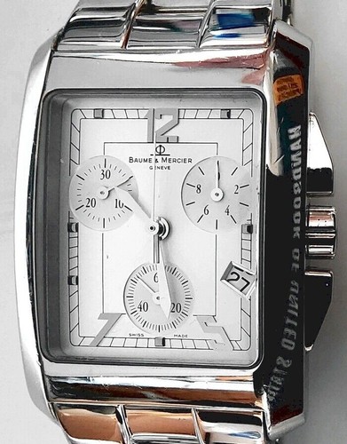 Pre-Owned Baume & Mercier Hampton 65341 SS Bracelet Mens Swiss Wristwatch - Picture 2 of 6