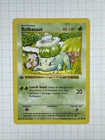 RARE ERROR Pokémon TCG Bulbasaur 044/102 Base Set, Shadowless 1st Edition NM