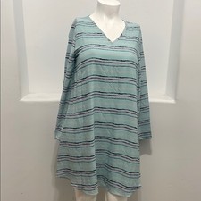 PinkBlush Casual Striped V-Neck Tunic