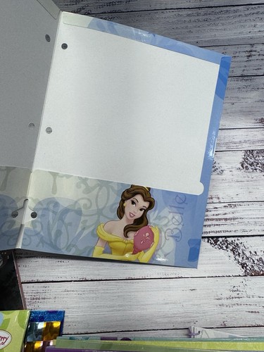 Disney Princess School 3-Ring Folder w/ 2 Pockets Set of 4 NEW - Designs 2007 - Picture 6 of 6