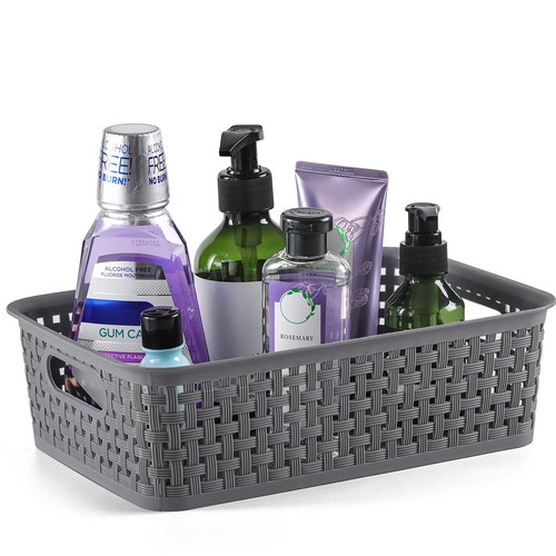 Kunststoff Aufbewahrungskörbe - 8 Stück, grau, langlebig, einfach zu bedienen, flexibel, Multi... - Bild 2 von 7