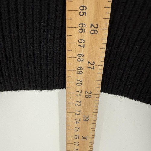 J Crew Sweater Mens Large Blue Black 100% Lambswool Crewneck Argyle Check Knit - Picture 2 of 6