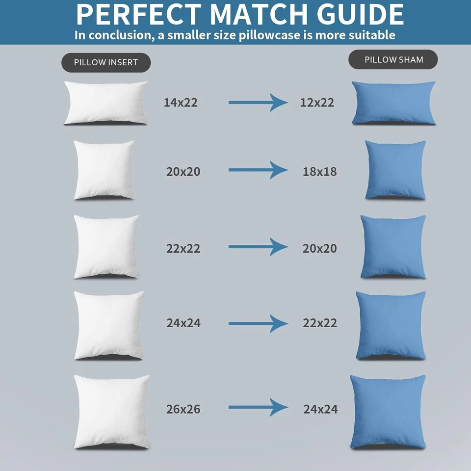 Juego de 2 insertos de almohada 26x26 euros, almohadas de plumas de plumón para sofá y cama - H... Foto 4 de 4