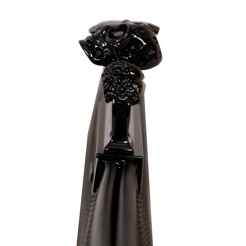 NEW $2390 ALEXANDER MCQUEEN Black MATTE STUDDED KNUCKLE 4 Ring SKULL CLUTCH BAG - Picture 9 of 18