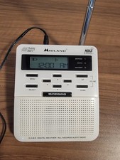 Midland NOAA Weather Radio Model No. WR-100 Tested and Works With Power Adapter