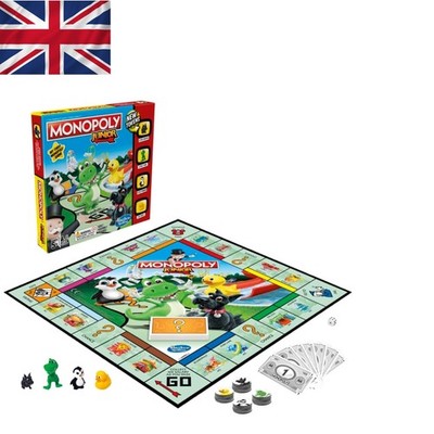 Monopoly Junior Spiel: Lustiges Brettspiel für Kinder, 2-4 Spieler, Multicolor Edition