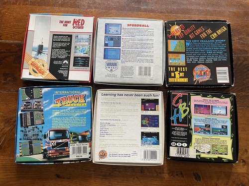 Combodore CBM Amiga Videojuego Paquete Nueva Zelanda Historia Combo Corredor y Más En Caja - Imagen 2 de 3