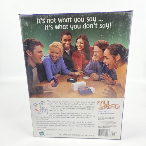 Vintage Taboo Board Game by Milton Bradley 1999 Brand New Factory Sealed - Picture 3 of 8