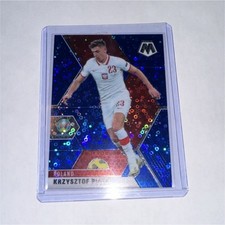 Panini Mosaic UEFA Euro 2020 Krzysztof Piatek Poland #62 Blue Circles /99