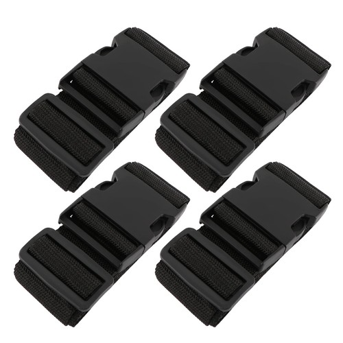 4 Pieces Luggage Straps, Heavy Duty with Quick-Release Buckle Suitcase Safe B... - Picture 2 of 7