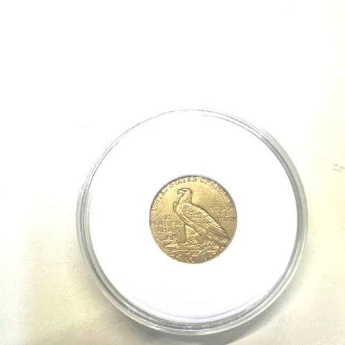 1912 $2.50 Indian Head Quarter Eagle Gold Coin Pre-1933 US Uncertified