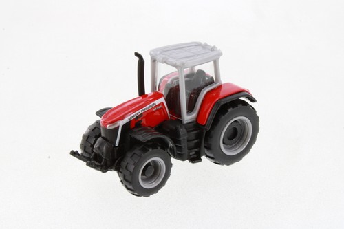 Massey Ferguson 8S.265 Ackerschlepper mit Produzent LKW und 2 Anhängern 3" 12563 - Bild 2 von 6