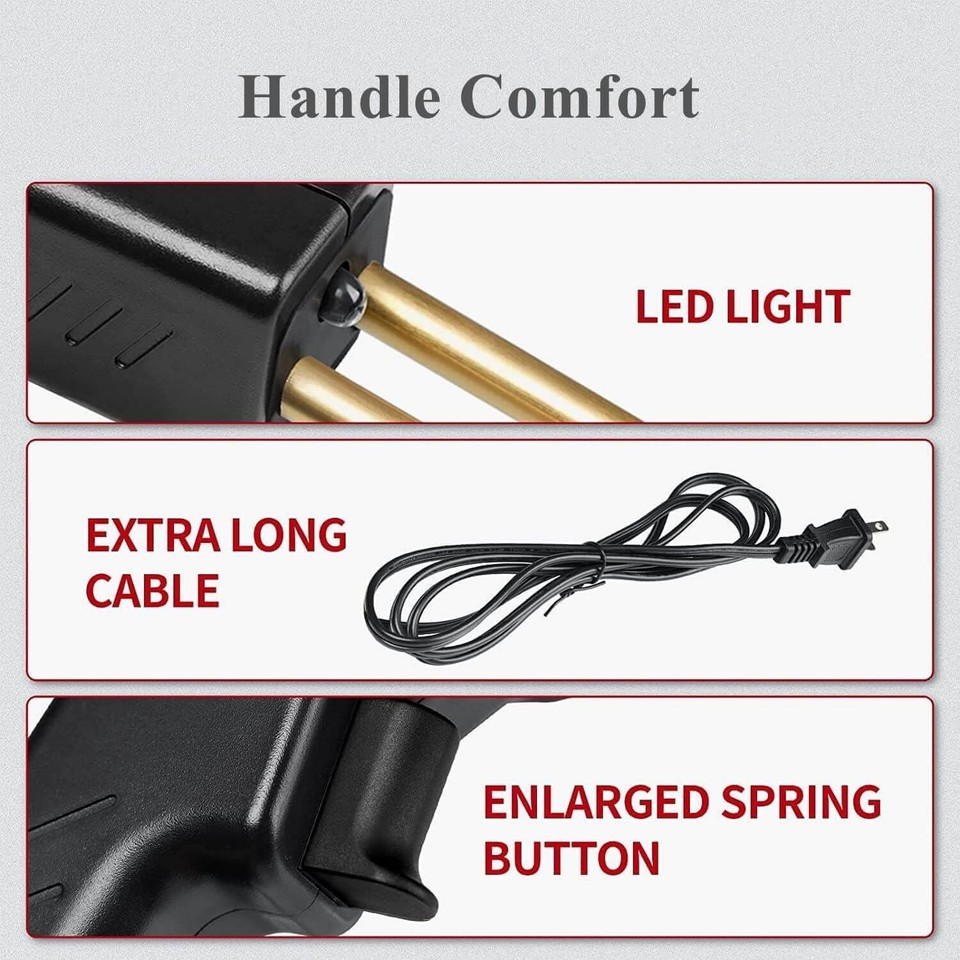 Wrdlosy 200W Plastic Welder, 78PCS Rods 800PCS Staples, Plastic Welding