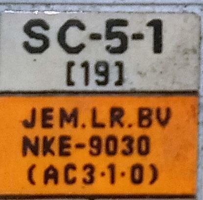 Fuji Electric Type SC-5-1 4NC0H0 Contactor 20A 110/120VAC 10HP - Picture 2 of 2