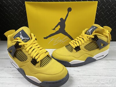 Jordan 4s lightning 2021 size 12.5 men’s Jordan 4 Retro Lightning (2021) Men main image 2