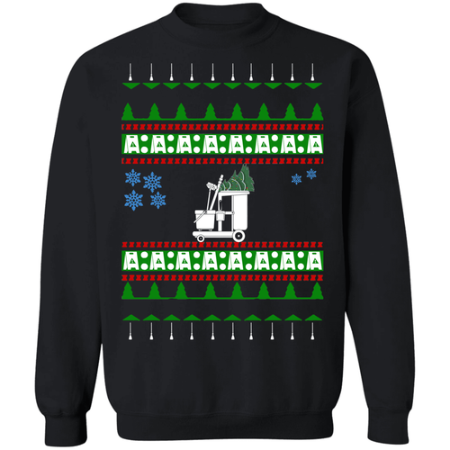 Janitor Housekeeper Ugly Christmas Sweater Sweatshirt - Picture 11 of 36