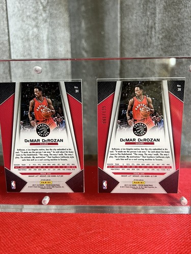 2017-18 Panini Prizm Fast Break Prizms DeMar DeRozan #31 (/125) and #271 + #31 - Picture 5 of 7