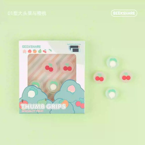 Joy-con Joystick Cover Cherry Thumb Stick Grip Cap For Nintendo Switch NS Lite - Picture 38 of 46