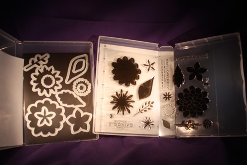 Stampin Up Blumenaufnäher Clear Stamp Set & Flower Fair Framelits Stanzformen - Bild 1 von 6