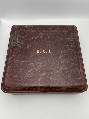 Early 20th Century Clothes Box Morocco Leather - Picture 5 of 12