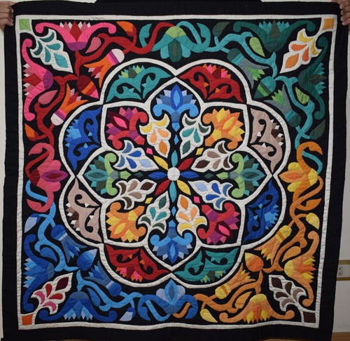 Handmade Quilt Patchwork - Egyptian Wall Hanging Applique Tapestry & Art - Picture 1 of 5